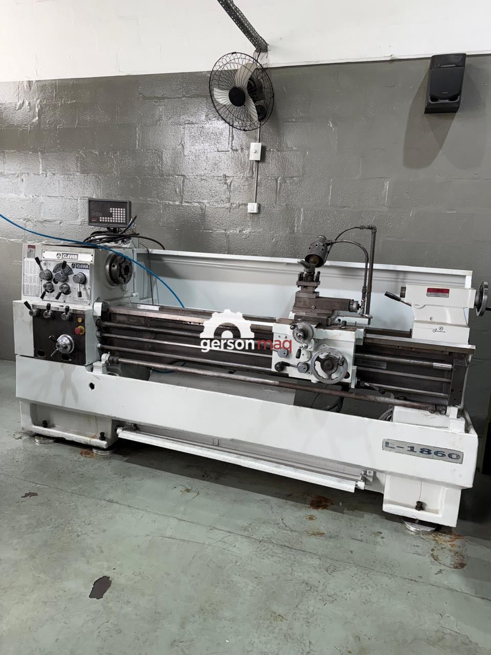TORNO MECANICO CLEVER L1860 Ø460 X 1500 mm - DIGITAL